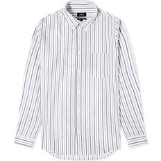 Lana Camisas A.P.C. Clement Stripe Shirt - White Men's