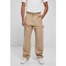 Urban Classics Hose Beige Straight für Herren