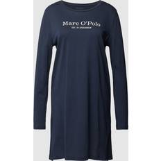 Jersey Nachthemden Marc O'Polo Longsleeve Dress - Marine Katoen