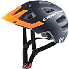 Cratoni Unisex – Erwachsene Maxster Pro Fahrradhelm, Schwarz/Orange