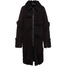 Tom Ford Langer Mantel Aus Shearling Schwarz