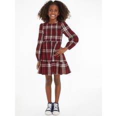 Checkered Dresses Tommy Hilfiger Kids' Tartan Check Dress, Red/Multi