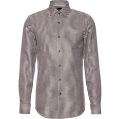 HUGO BOSS Beige Shirts HUGO BOSS Rundhals Langarmshirt bunt