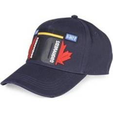 DSquared2 Unisex Clothing DSquared2 Men's Maple Leaf Baseball Cap in Navy