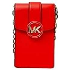 Bags Michael Kors Carmen Small Logo Smartphone Crossbody Bag Bright Red