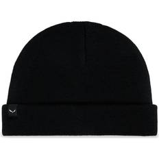 Merinowolle Mützen Salewa Puez Merino Beanie, Black Out, UNI58