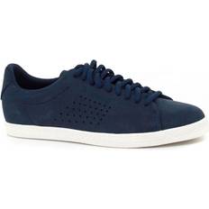 Le Coq Sportif Women Trainers Le Coq Sportif Charline Metallic Womens Navy Trainers Leather