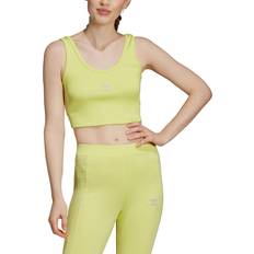 Amarillo Camisetas de tirantes Adidas Cropped Tank Yellow Female