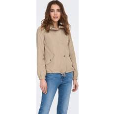 Only Chaquetas Only Parkaléger para mujer JDY Newhazel - Beige