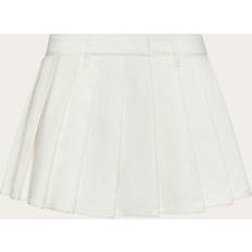 Ferragamo Skirts Ferragamo Damen Mini-Faltenrock Optisch Weiß