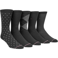 Tommy Hilfiger Socks Tommy Hilfiger Men's 5-Pk. Assorted Printed Crew Socks Black Black