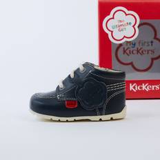 Kickers Baby Hi Leather Navy