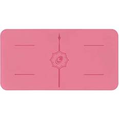 Yoga Pad Free Yoga Bag, Patented Alignment System, Warrior-Like Grip, Non-Slip, Eco-Friendly and Biodegradable, 4.2mm Thick pad Knee, Elbow and
