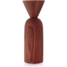 Applicata Shape Cone Smoked Oak Vase