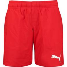Pink Badebukser Puma Swim Boys Mid Shorts - Red