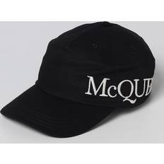 Alexander McQueen OversizeCap Baumwolle Schwarz black