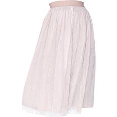 Mesh Skirts Little Mistress Womens/Ladies Midi Dot Skirt 12 UK Mink