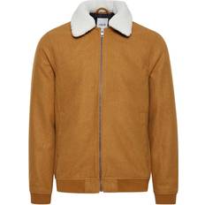 Solid Leonel Herren Übergangs-Jacke Bomberjacke mit Teddy-Fell 21300660-ME 180933 Braun
