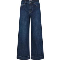 Nümph Dame Jeans Nümph Jeans Paris Cropped Dark Blue Denim