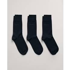 Gant Elastan/Lycra/Spandex Strumpor Gant Mercerized Cotton Socks 3-Pack Blue