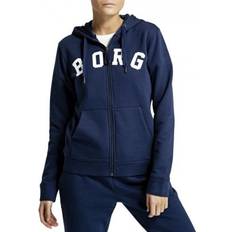 Björn Borg Blåa Tröjor Björn Borg Hoodie Indigo Blue Women