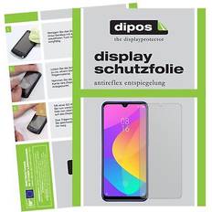 Bildschirmschutz Dipos Displayschutzfolie Antireflex 2 Stück, Xiaomi Mi A3 Smartphone Schutzfolie