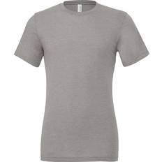Canvas T-shirts Bella+Canvas Canvas Triblend Crew Neck Plain Short Sleeve T-Shirt Mid Grey