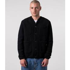 Men - Polyester Cardigans Universal Works Universal Works Cardigan Wool Black