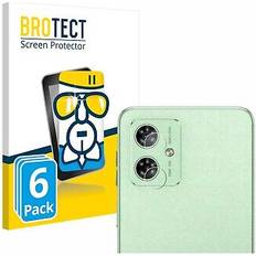 Brotect AirGlass Panzerglasfolie 6 Stück, Motorola Moto G54 Smartphone Schutzfolie