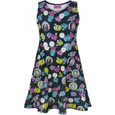 Bratz Girls Floral Skater Dress Black