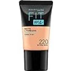 Maybelline fit me foundation #220 Maybelline Fit Me Matte Poreless Foundation 220 Natural Beige 18ml
