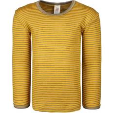 Silke T-shirts Barnkläder ENGEL Natur Kinder Unterhemd L/S Merino base layer 104, yellow