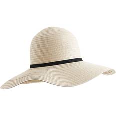 Luonnonväri - Nainen Lippikset Beechfield Marbella Wide Brim Sun Hat Natural One