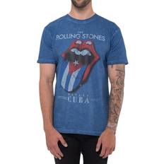 Denim - Unisexe Hauts Rolling Stones Havana Cuba Soft Touch T-Shirt Blue