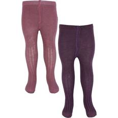 92/98 Vêtements pour enfants Minymo Strumpfhose 2er Pack Orchid Haze lila