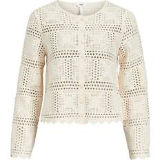 Object Dam Koftor Object Objorella L/S Knit Cardigan REP Dam Toppar
