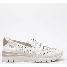 Pikolinos Lave sko Pikolinos Casual Læder Dames Loafers - Beige