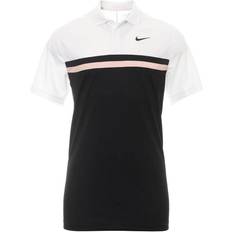 Stripes Polo Shirts Nike Victory Colour Block Dri-FIT Polo Shirt Off White