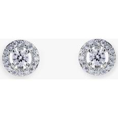 Smykker Silver Balmoral Crystal Dainty Earrings