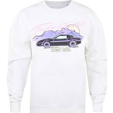 Universal Textiles Knight Rider Womens/Ladies Turbo Booster Sweatshirt White/Purple