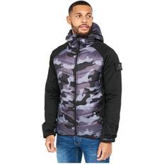 Neoprene Outerwear Duck and Cover Mens Quagmoore Camo Jacket Black/Green