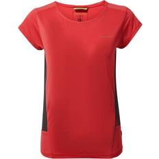 Craghoppers Dame Overdele Craghoppers Crag Atmos Ss Tee - Rio Rød