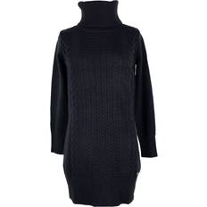 Uomo Vestiti Yes Zee Black Acrylic Dress