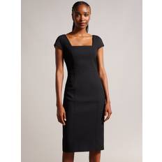 Ted Baker Midi Dresses Ted Baker Fleuurr Sheath Dress, Black