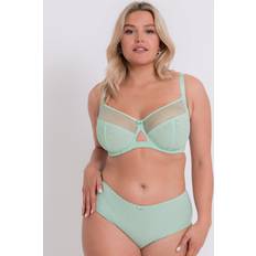 Green - Women Bras Curvy Kate Victory Polka Balcony Bra Mint