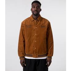 Carhartt WIP Carhartt WIP Mens Rugged Letterman Jacket Colour: 1QBXX Deep Brown/Black