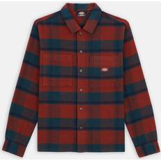 Checkered - Wool Shirts Dickies Men's Coaling Shirt Coaling Check Dark Blue