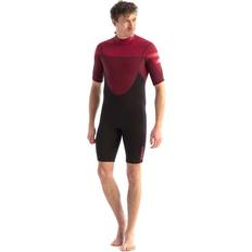 Red Wetsuits JoBe Mens 2023 Perth 3/2mm Back Zip Shorty Wetsuit Red