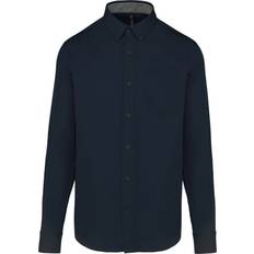 Men - Silver Shirts Kariban Nevada Shirt Navy