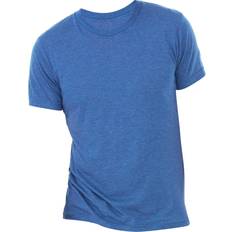 Canvas Triblend Crew Neck Plain Short Sleeve T-Shirt Royal